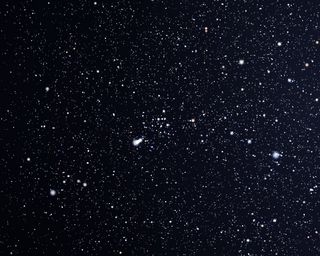 NGC 6204 open cluster in the constellation Ara