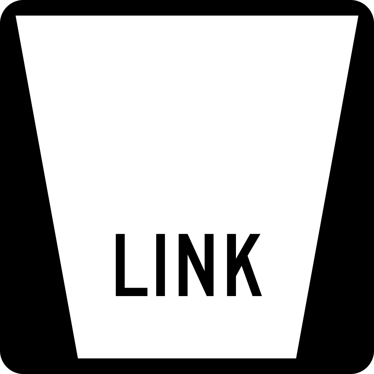 Ne. N-файл. N-link знак. Blank svg.