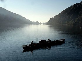Nainital lake in the morning.