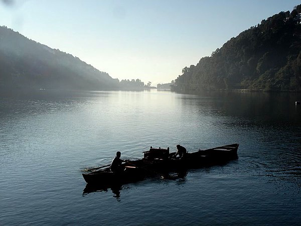 Nainital lake in the morning