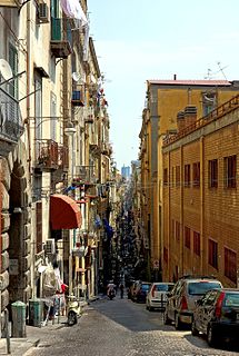 Spaccanapoli (street) thoroughfare in Naples, Italy