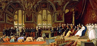 148 Audience of the ambassadors of Siam by Napoleon III at Fontainebleau label QS:Len,"Audience of the ambassadors of Siam by Napoleon III at Fontainebleau" 1864