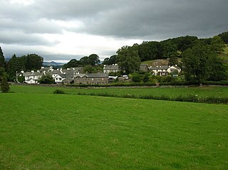 Near and Far Sawrey village in United Kingdom