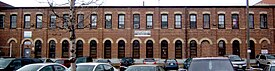 Victorian-era industrial buildings in New Toronto. The area was primarily industrial developments at the beginning of the 20th century.