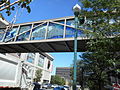 My own shot of the pedestrian bridge between Trump Plaza and New Roc City.