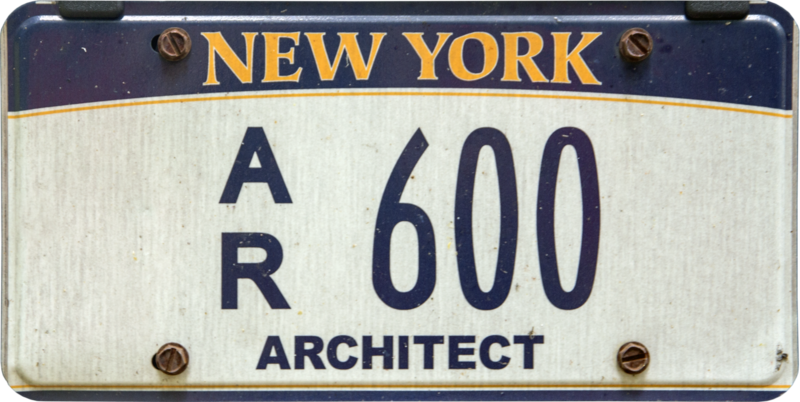 File:New York Architect license plate AR 600.png