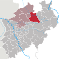 Der Kreis Warendorf in Nordrhein-Westfalen