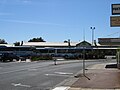 Bus devant l'ancienne gare