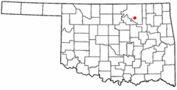 Localização de Hominy, Oklahoma