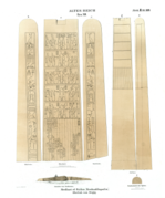Karl Richard Lepsius's 1849 lithograph of the Abgig obelisk