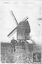 Okankur, Somme, Fr, le vieux moulin, tombé en 1917.jpg