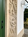 William Ohly, Relief, Hauptportal Friedhofshalle Friesenheim