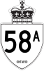 Шоссе 58A, щит 