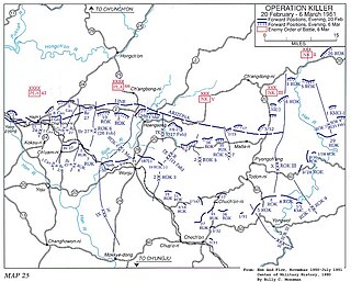 <span class="mw-page-title-main">Operation Killer</span> 1951 UN victory in the Korean War