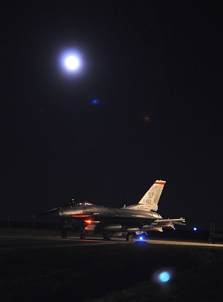 File:Operation Odyssey Dawn F-16 prepares for take-off.jpg