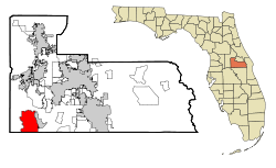 Orange County Florida Incorporated and Unincorporated areas Bay Lake Highlighted.svg