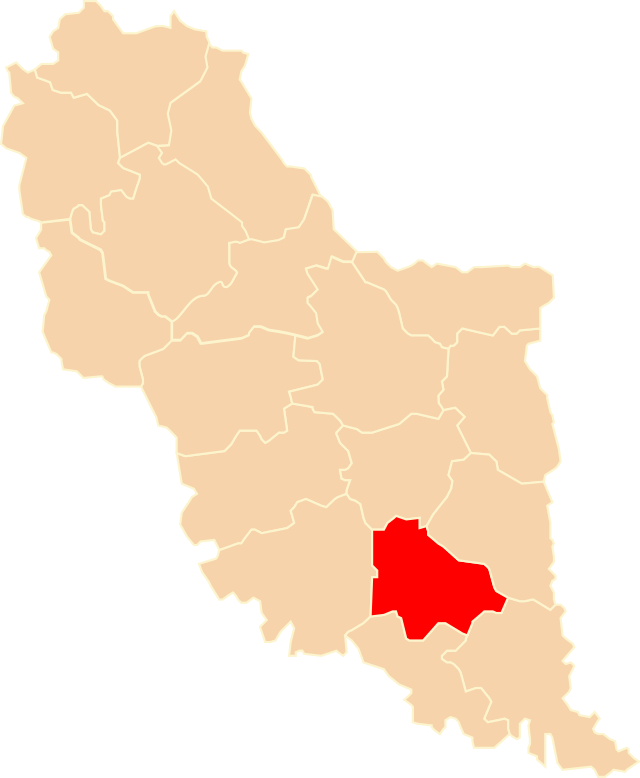 Położenie na mapie województwa