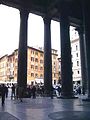 Pillars outside the Pantheon.