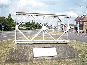 Part of a Bailey Bridge Christchurch Dorset.JPG