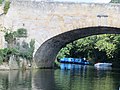Passing through the oldest of the Wansford Bridges - August 2013 - panoramio.jpg