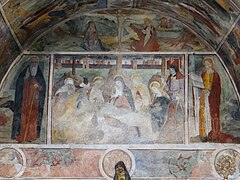 Les fresques de la chapelle des Pénitents blancs.