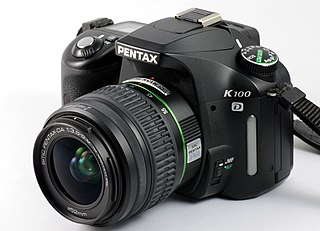 Pentax K100D digital camera model