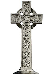 Modern Celtic cross at Cimetière du Père-Lachaise, Paris