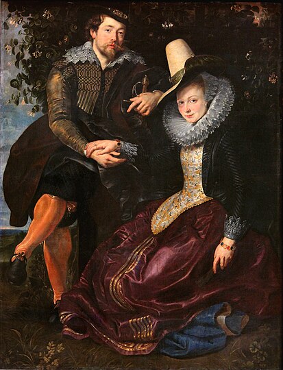 Peter Paul Rubens, Rubens and Isabella Brant in the Honeysuckle Bower, 1609