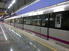 A metro in Bengaluru