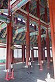 Interior detail at the Geunjeongjeon Hall at Gyeongbokgung palace in Jongno District.