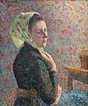 Camille Pissaro: Femme au fichu vert.