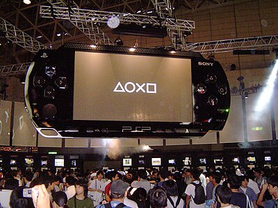 PSP Booth at Tokyo Game Show in 2004.