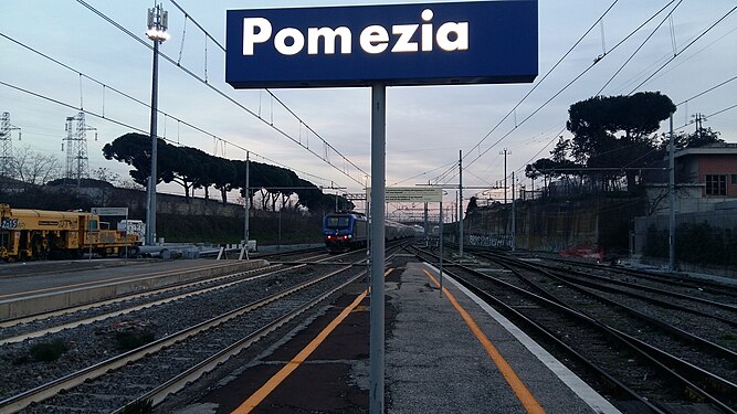 Pomezia railway station