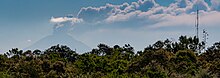 Popocatepetl seen from UNAM (instituto de Ecologia with Sigma 500mm), Mexico City