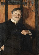 Portret van de kunstcriticus Sander Pierron, Frans Van Holder, 1909, Koninklijk Museum voor Schone Kunsten Gent, 1909-GGG.jpg