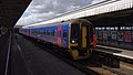 2013-09-06 14:06 First Great Western 158951 stands at Portsmouth Harbour.