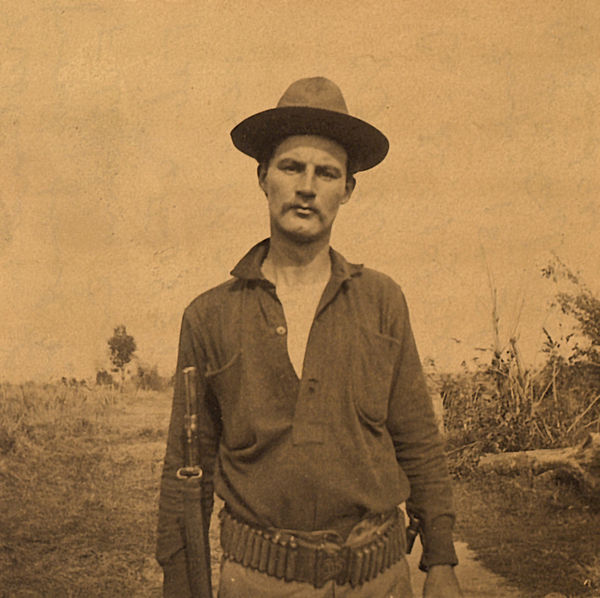 Private William Walter Grayson who fired the first shots in the Battle of Manila (1899).