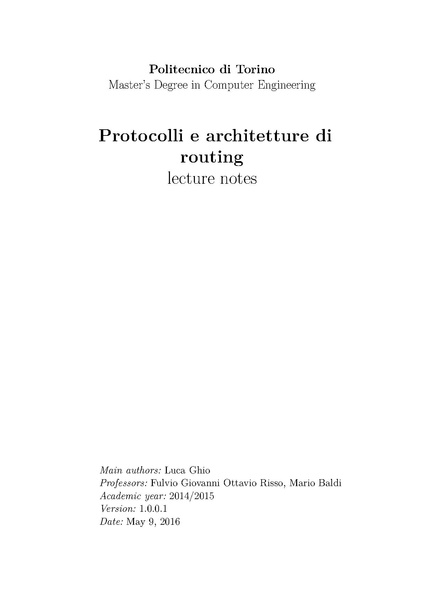 File:Protocolli e architetture di routing lecture notes.pdf