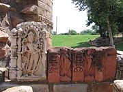 Estatuas de los antiguos templos jainas