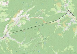 Spoorlijn Saint-Maurice - Wesserling op de kaart