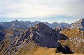 Kilátás a Rappenspitze-ről