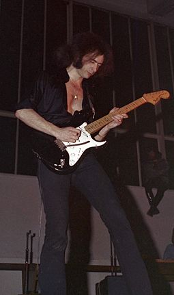 Deep Purple's Ritchie Blackmore attended the two Green Bullfrog sessions Ritchie Blackmore 1971.jpg