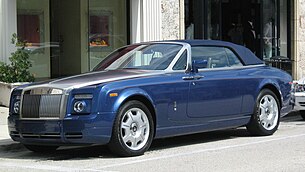 Rolls-Royce Descapotable azul Palm Beach FL-1.jpg