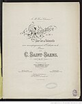 Vignette pour Romance op. 67 de Saint-Saëns