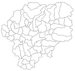 Mapa lokalizacyjna okręgu Bistrița-Năsăud