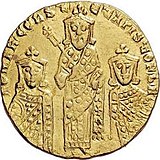 Romanos I with Constantine VII and Christopher, 921–931.