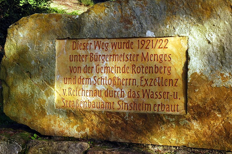 File:Rotenberg (Rauenberg) - Schlossstrasse - Inschrift - 2014-11-01 16-27-23.jpg