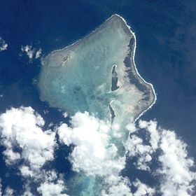 Satellittbilde av Rowa Islands.