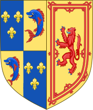 Escudo de armas adoptado por Mary Stuart (1558)