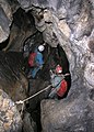 Equipement des puits de la grotte de Sakany.